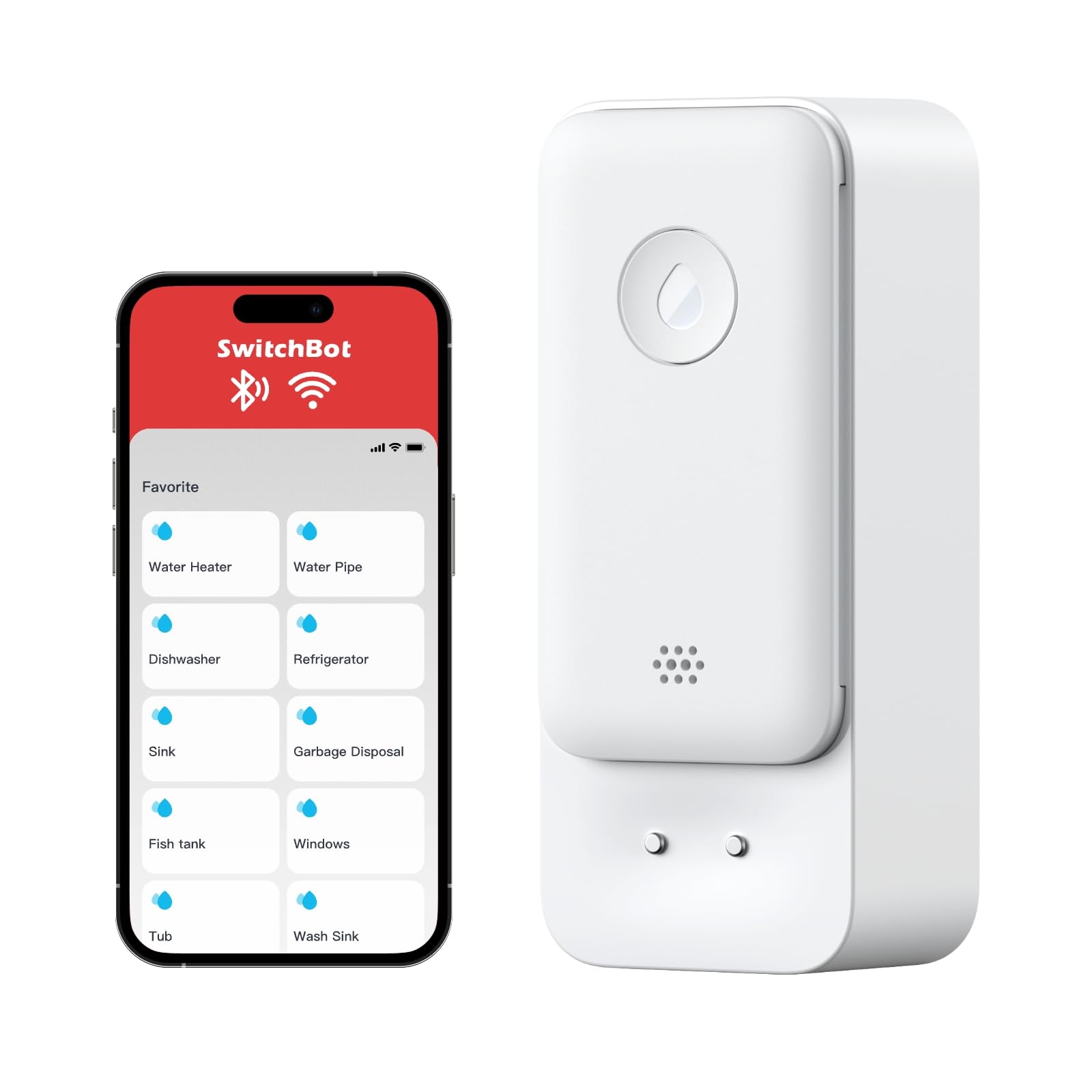 SwitchBot WiFi Sensor de Agua e Inundación